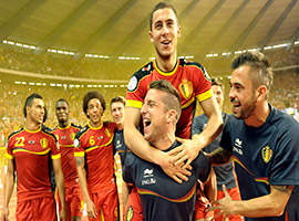 تیم های حاضر در مرحله ی نهایی مسابقات جام جهانی 2018 روسیه - بلژیک