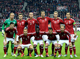 تیم های حاضر در جام جهانی 2018 روسیه - دانمارک