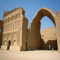 مرمت طاق کسری توسط ایران