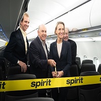   شرکت SPIRIT AIRLINES از فضای داخلی کابین جدید رونمایی کرد