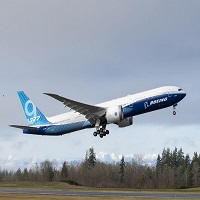 Boeing 777X برای اولین بار در ایالات متحده پرواز می کند