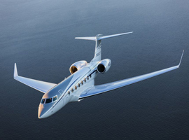 Gulfstream برای نمایش هواپیمای جدید در نمایشگاه هوایی ابوظبی